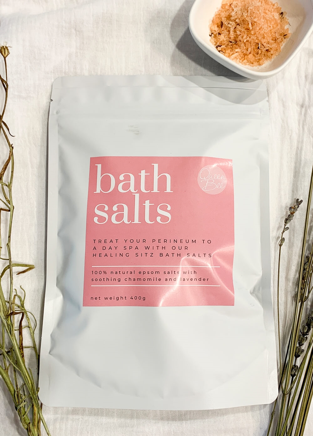 Sitz Bath Salts Postpartum Care Queen Bee