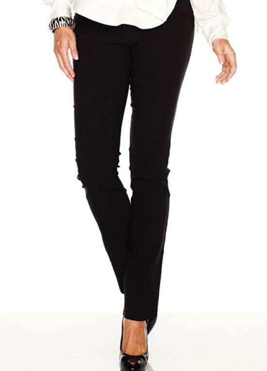 Straight Leg Black Maternity Pants by Soon Maternity