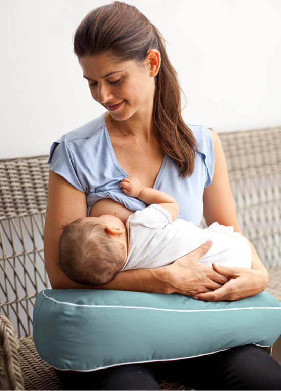 Milkbar Breastfeeding Nursing Pillow in Sage by Fertilemind