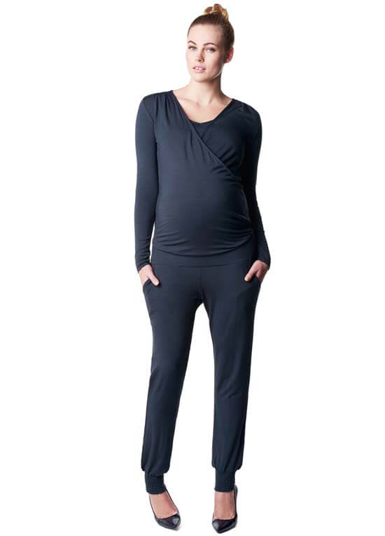 Luca Maternity Nursing Jumpsuit in Dark Blue by Noppies