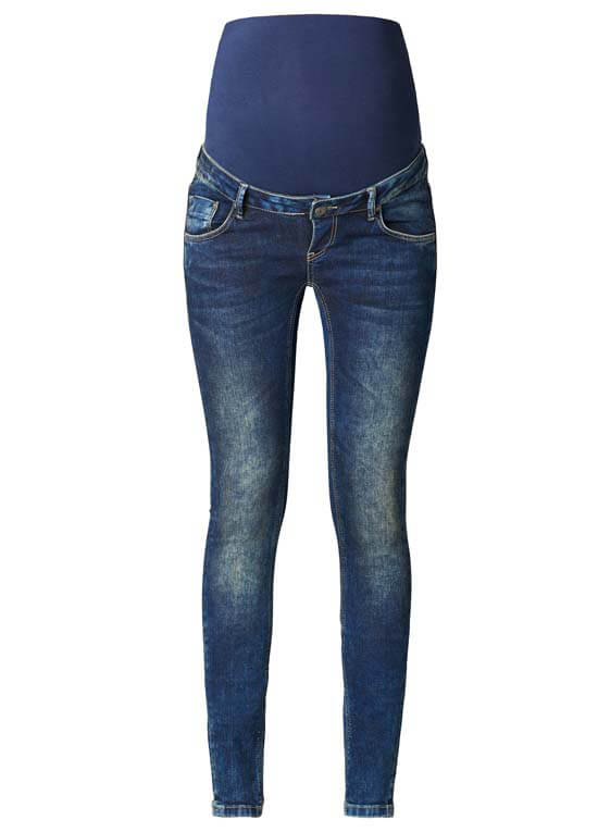 Blue Skinny Maternity Jeans by Supermom