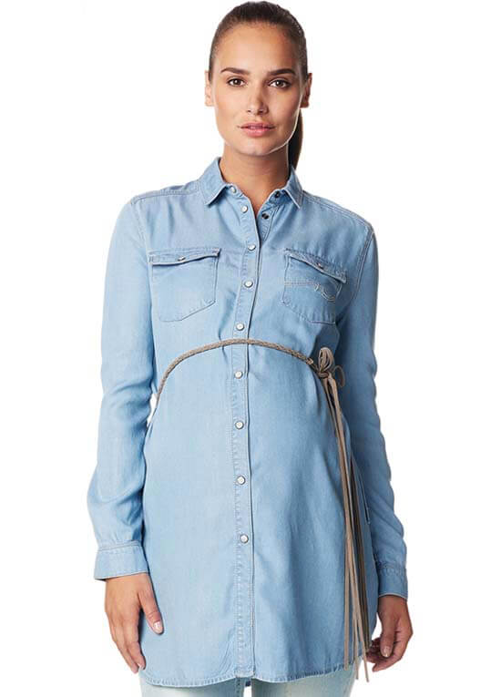 Victoria Chambray Maternity Shirt by Noppies