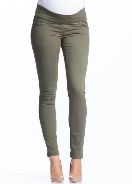 Khaki Maternity Skinny Jeans by Soon Maternity