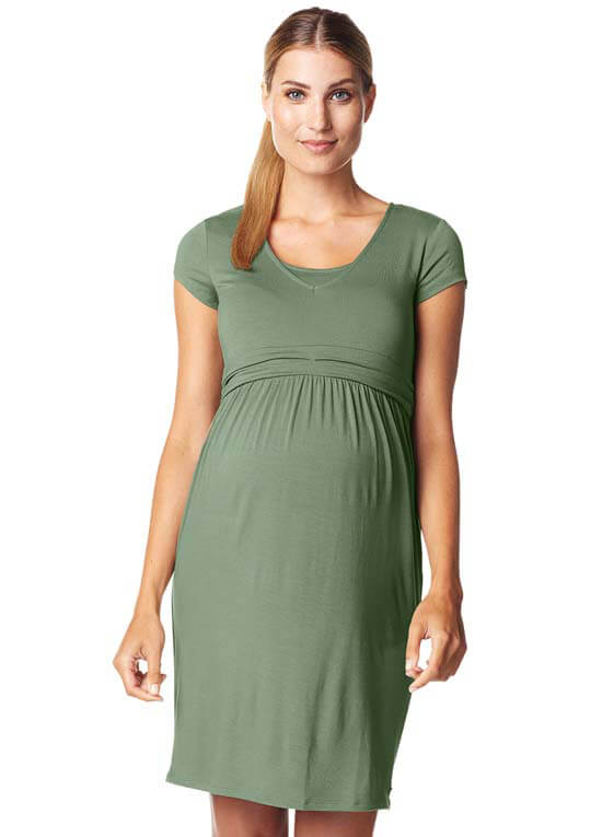 Adventure Green Maternity Nursing Dress in Green by Esprit