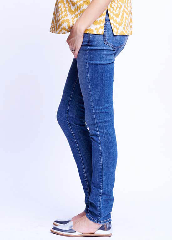 Belly Support Skinny Maternity Jeans by Maternal America