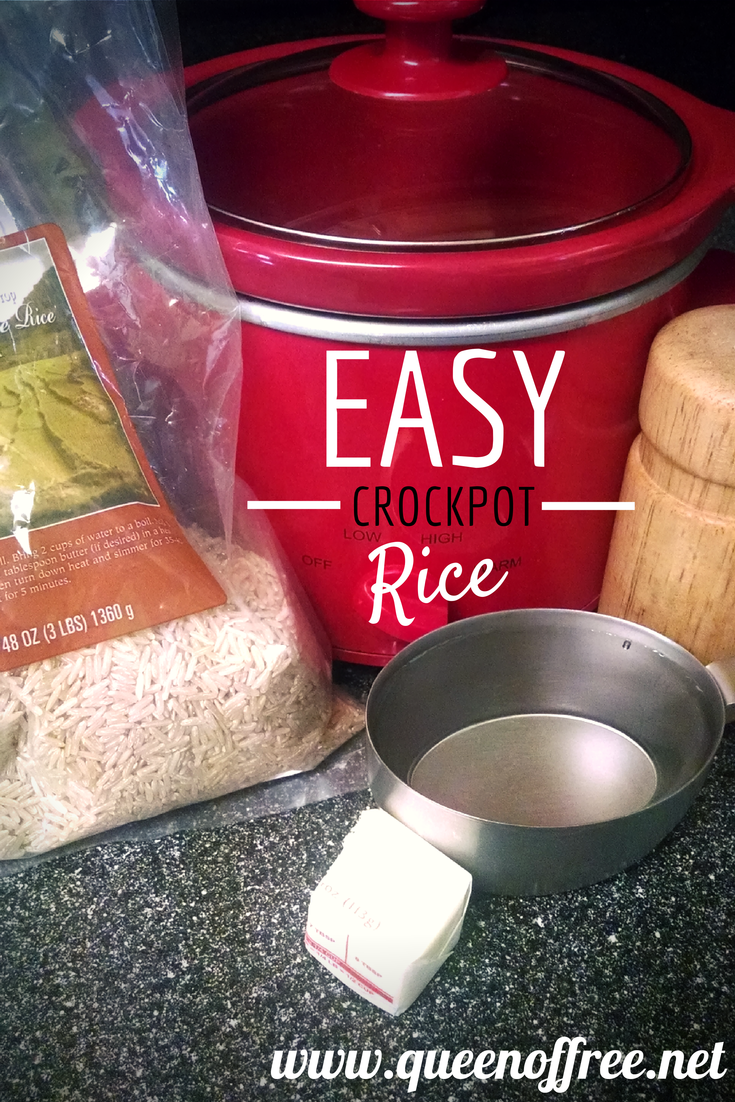 Fixing Rice in Your Crockpot Queen of Free