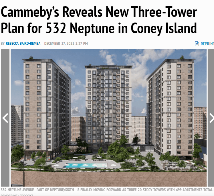 Huge 500 Apartment Development in Coney Island