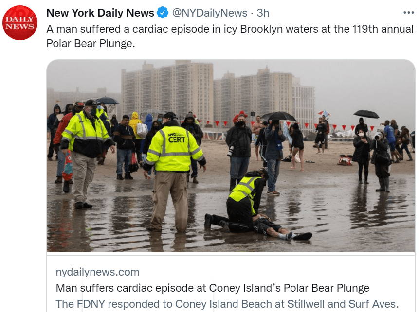 Coney Island's Polar Bear Plunge 2022