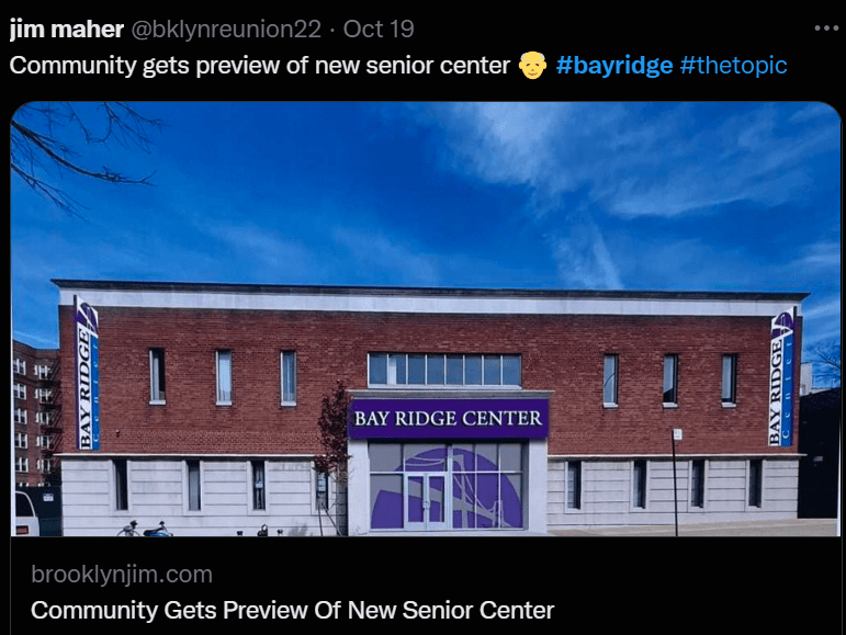 Bay Ridge Events 2023 New Senior Center in Bay Ridge Opens In 2023