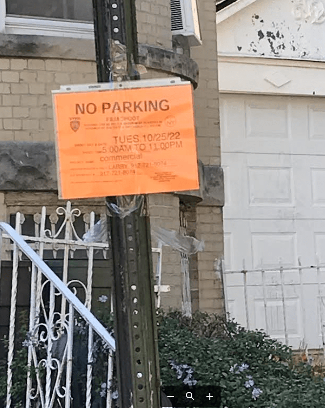 A Commercial Is Being Filmed In Bay Ridge October 25, 2022