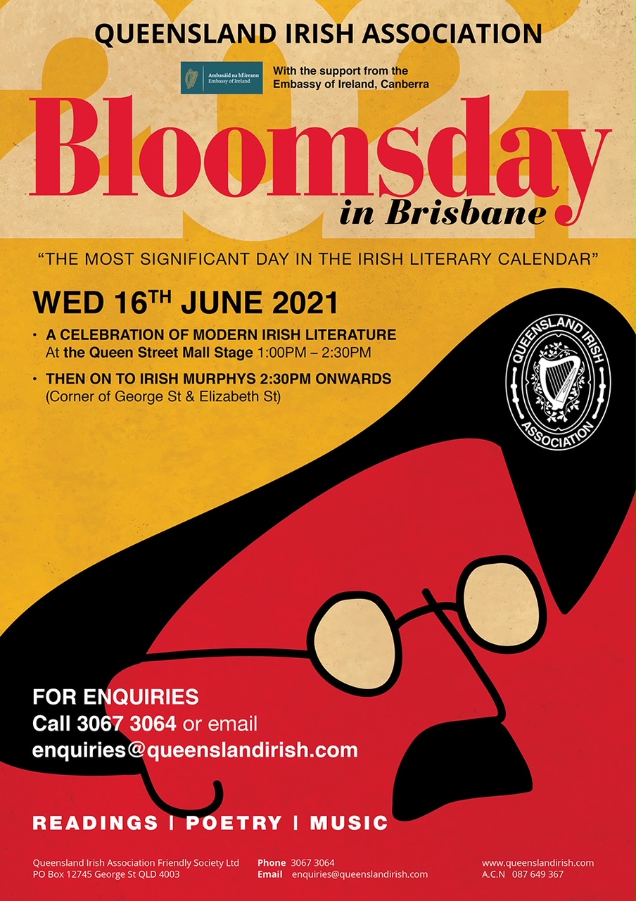 Qld Irish Association Join us to celebrate Bloomsday in Brisbane