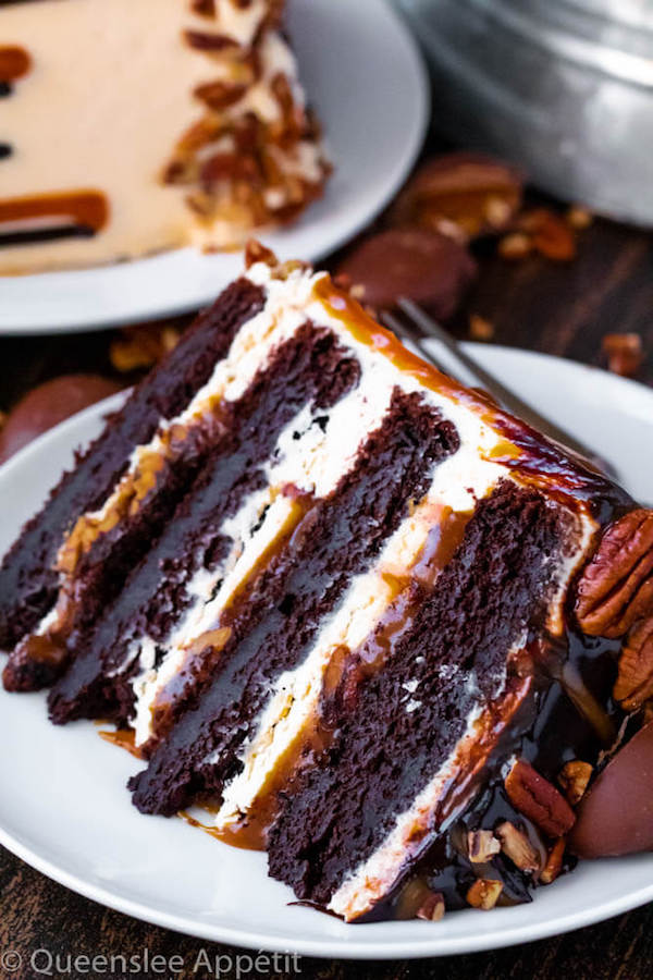 Turtle Chocolate Layer Cake Recipe Queenslee Appétit