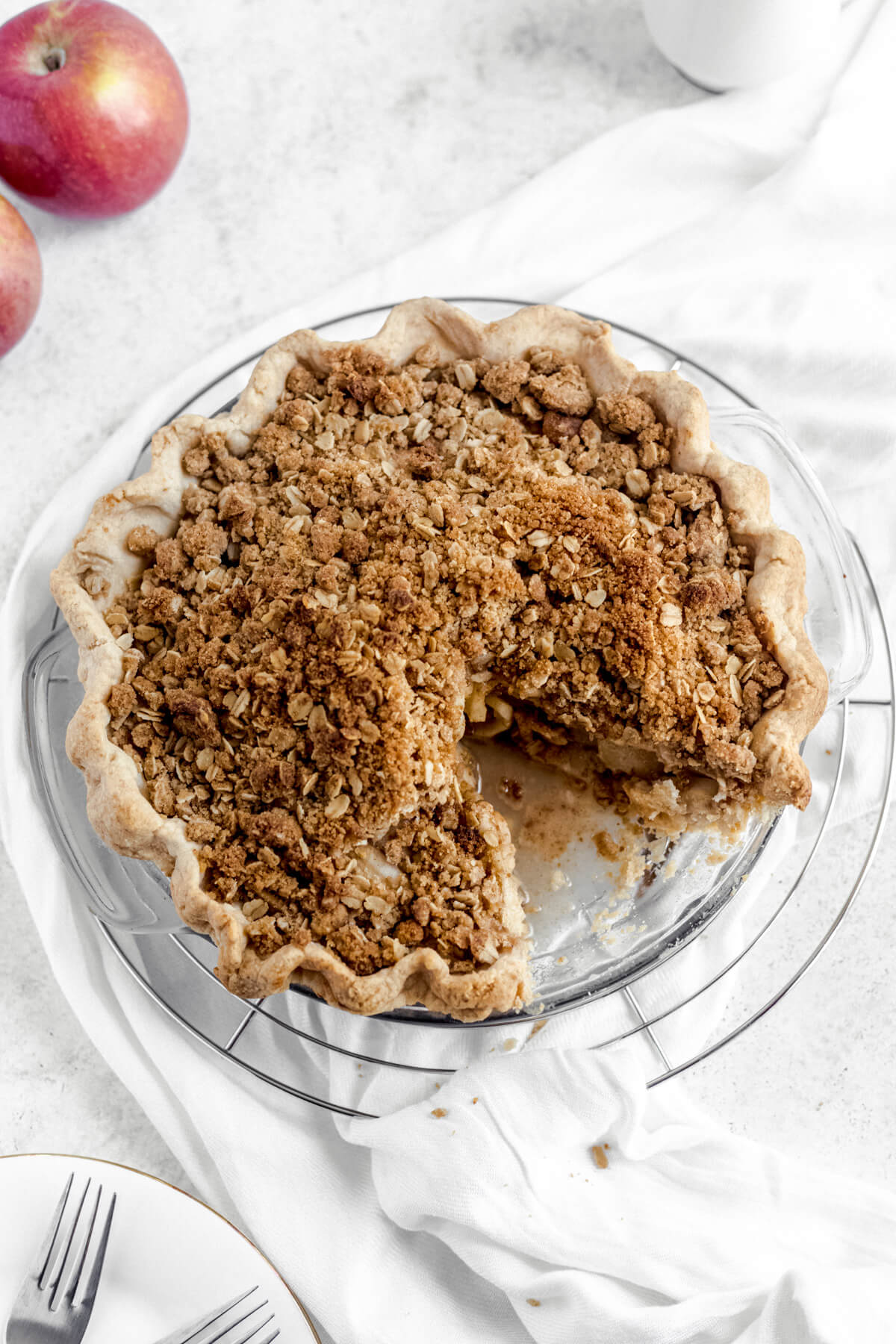 Apple Crumble Pie Queenslee Appétit