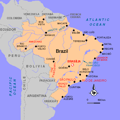 Brazil is the largest country in south america and the fifth largest in the world. Brazil Home