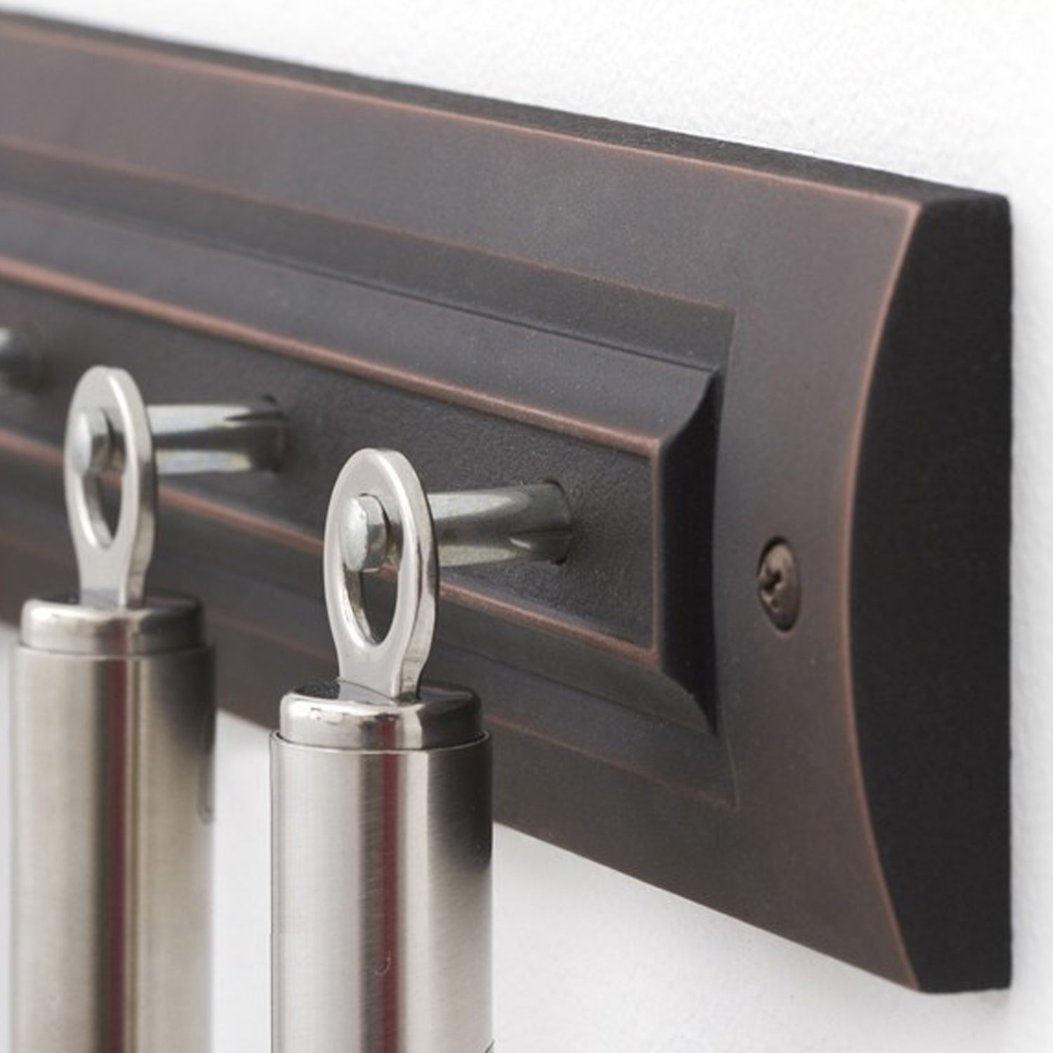 Questech Wall Mounted Utensil Rack, Oil Rubbed Bronze Questech