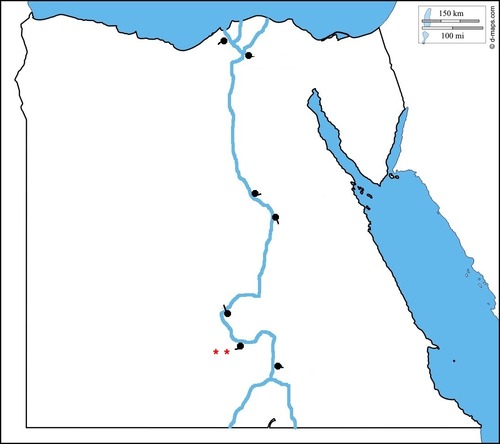 Quia Ancient Egypt Political Map Quiz
