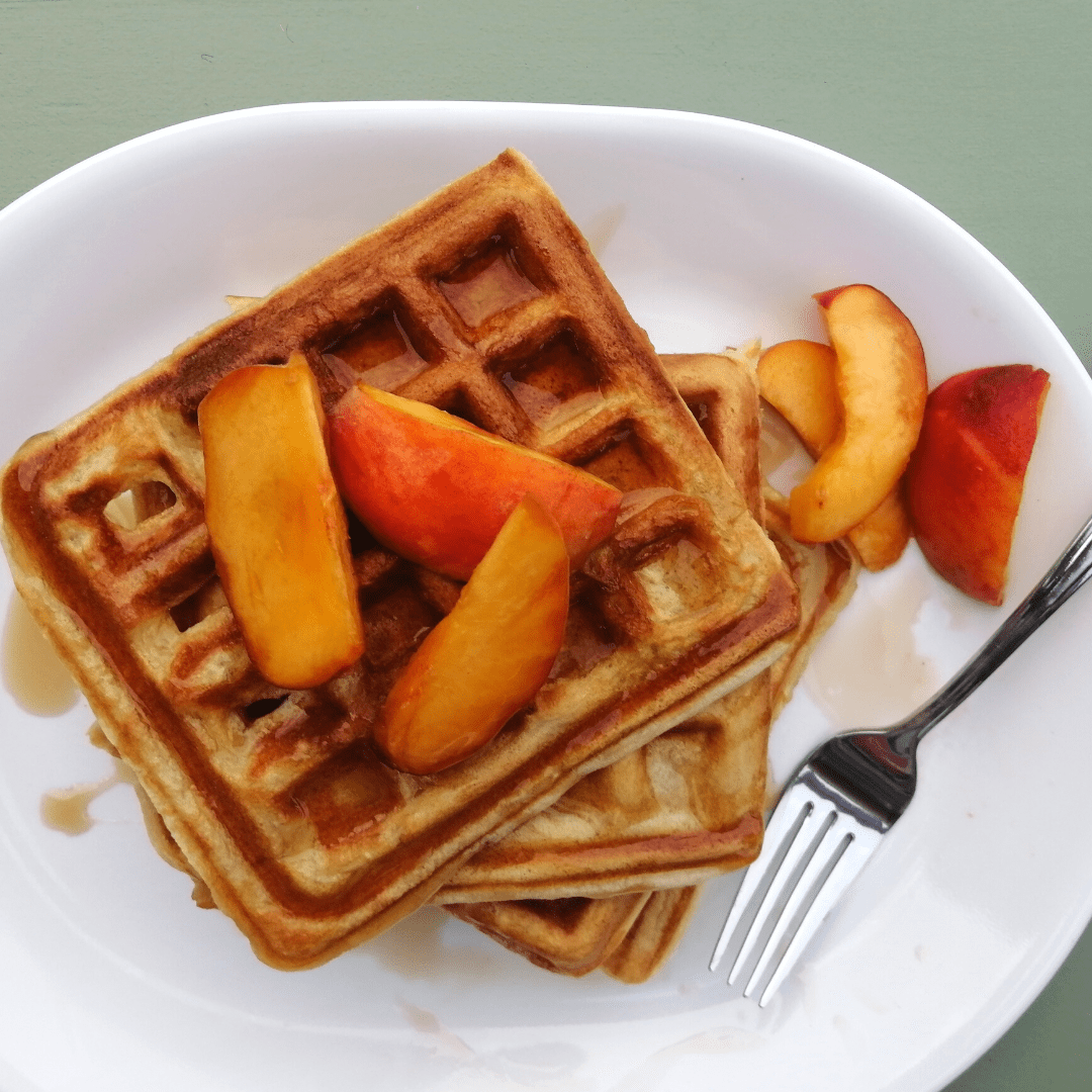 Easy Waffle Recipe for Breakfast or Dessert made Just like Oma >
