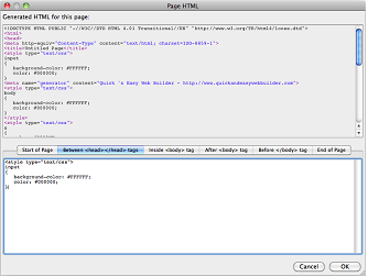 Adding Custom Html Or Javascript To A Web Page