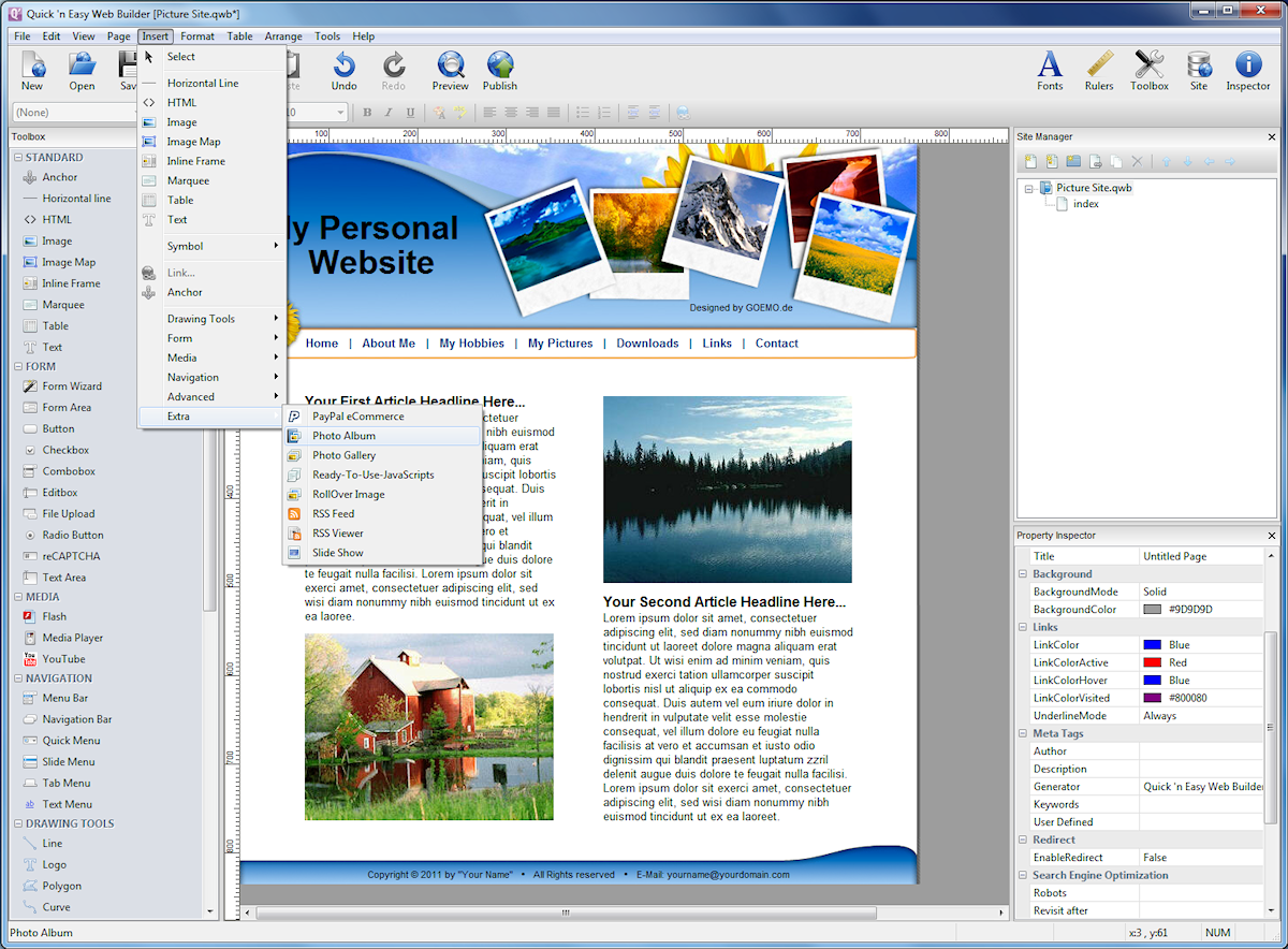 Quick 'n Easy Web Builder