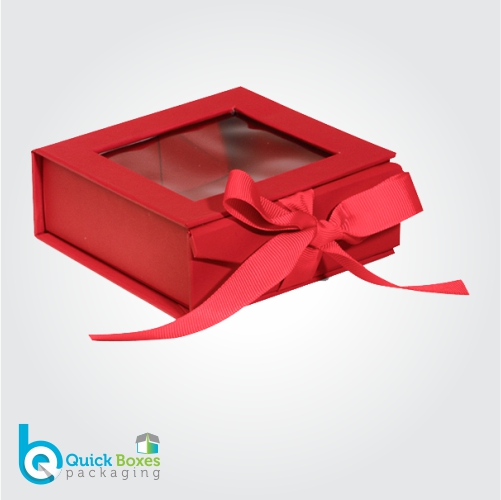 Foldable, Collapsible Gift Boxes Flip Top Boxes with Catch