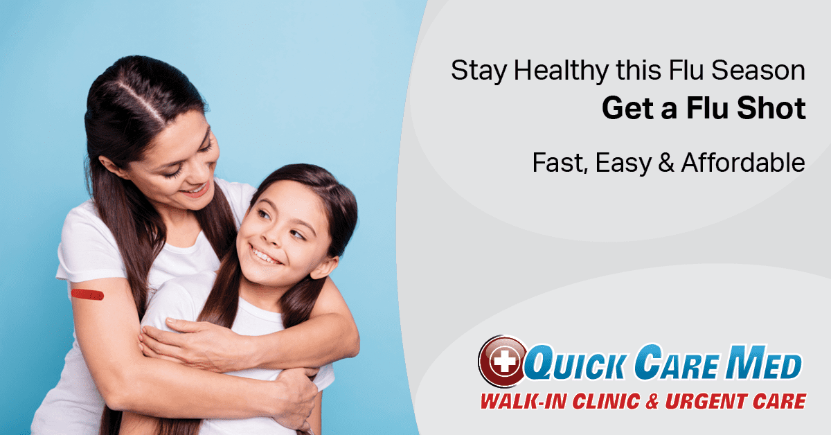 Stay Healthy. Get a Flu Shot Quick Med Care