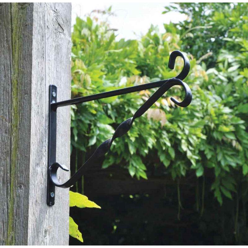 10" Heavy Duty Decorative Flower Hanging Basket Wall Bracket