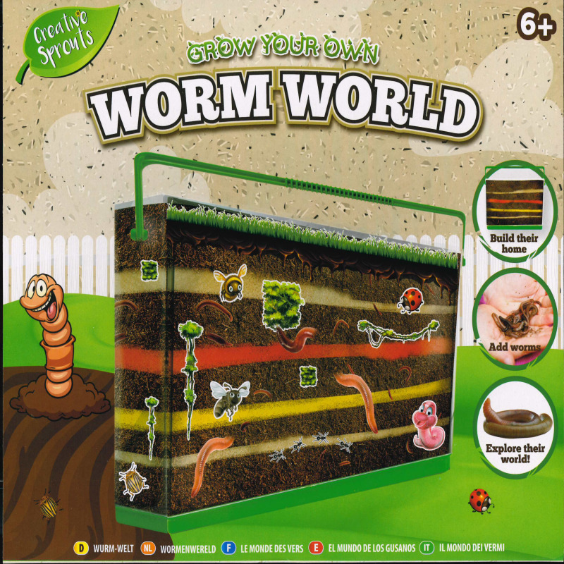 Grow Make Build Your Own Worm World Farm Wormarium Tank