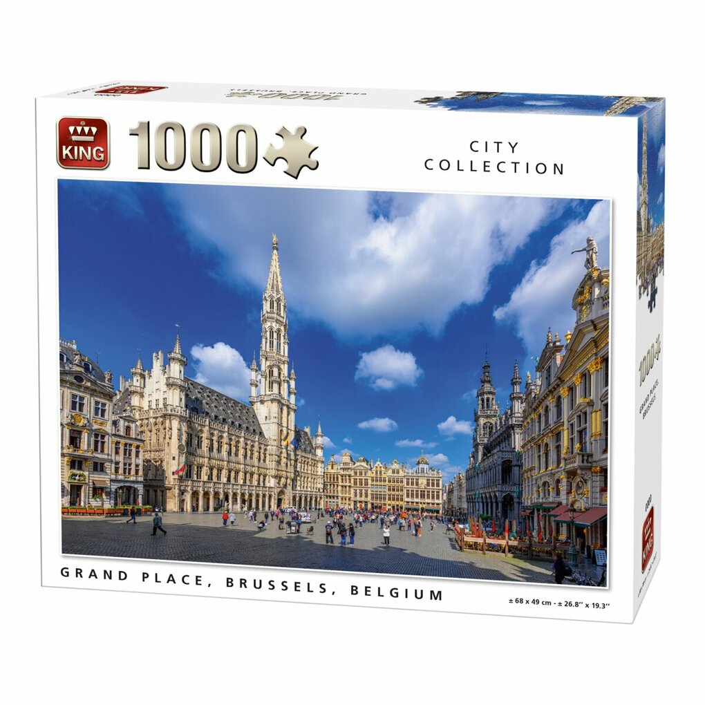 1000 Piece Jigsaw Puzzle City Collection Grand Place Brussels Belgium