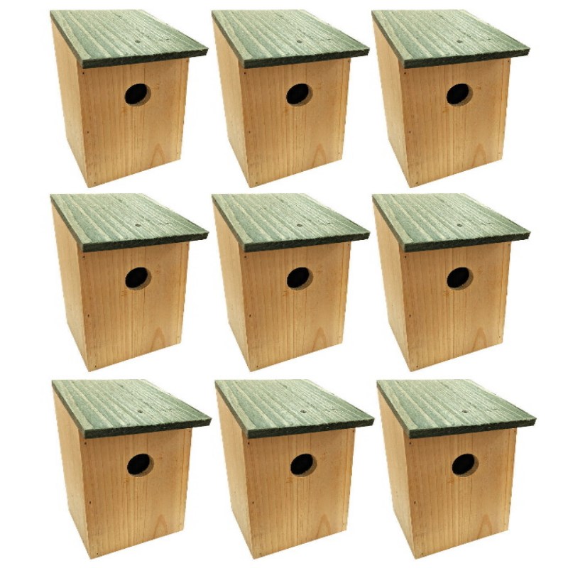 Wooded Bird Houses