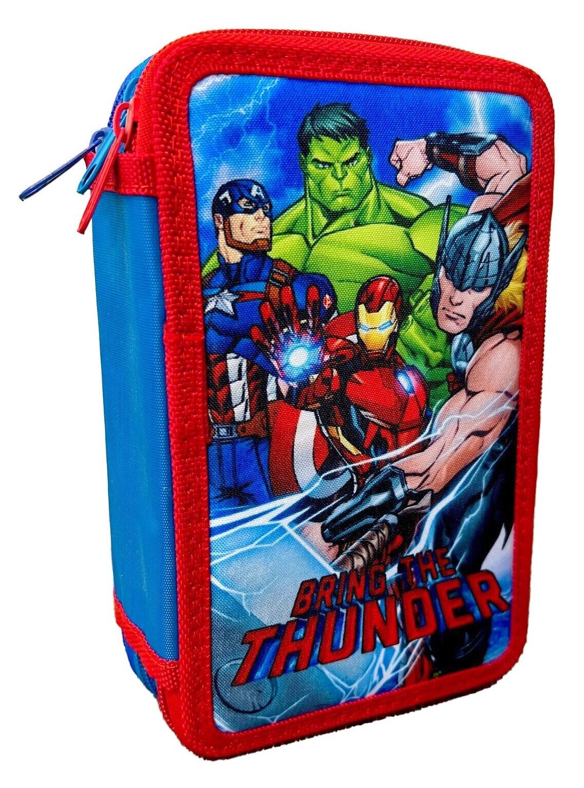 45 Piece Marvel Avengers Art Set Filled School Pencil Case
