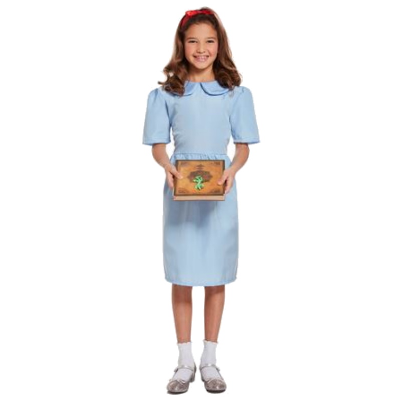 Girls Matilda World Book Day Fancy Dress Costume Ages 412