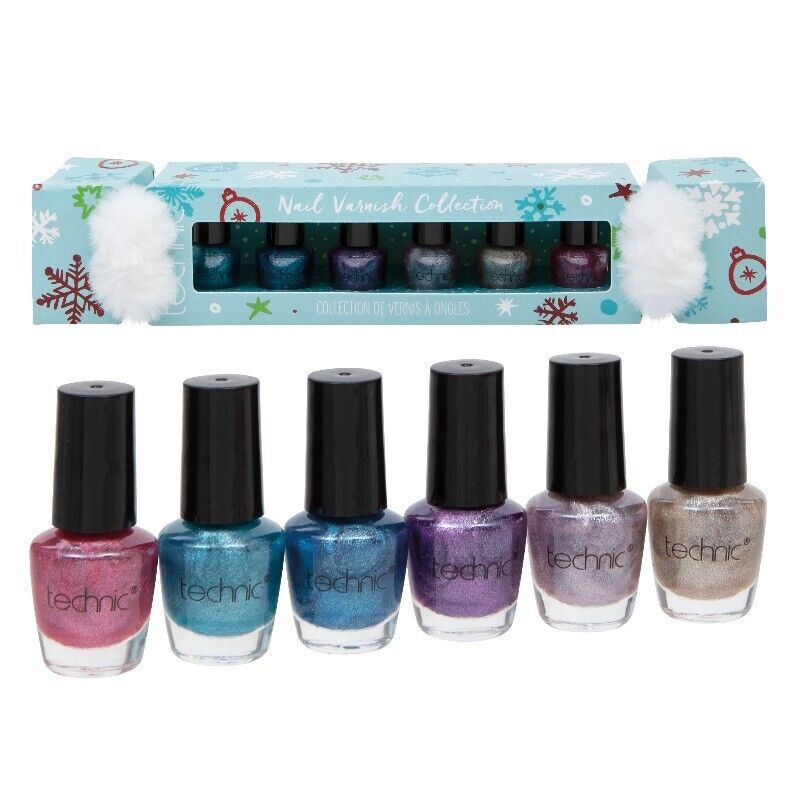Technic Metallic Christmas Cracker Nail Varnish Collection Gift Set