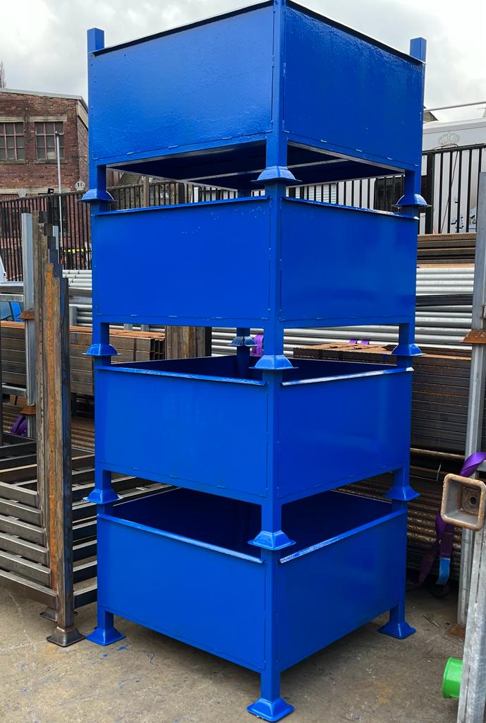 Steel stackable Box Stillage, Box post pallet, heavy duty Quickfit