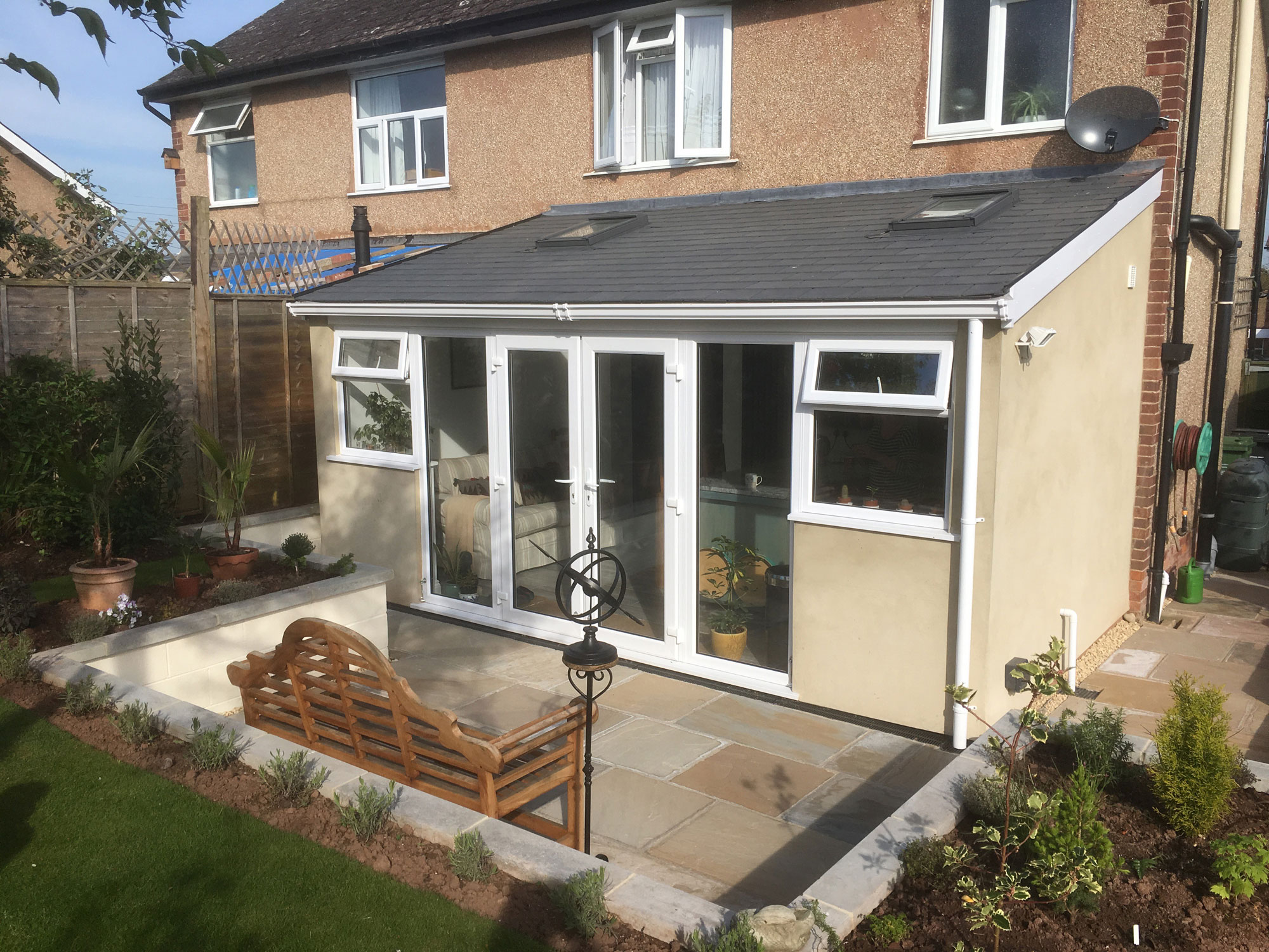 Lean To Tiled Conservatory Roof LABC Approved Lean To