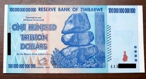 I Own 100 Trillion Zimbabwe Dollars!