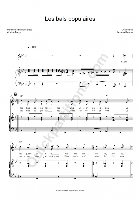 Partitions de Michel Sardou Livres, Recueils, Tablatures