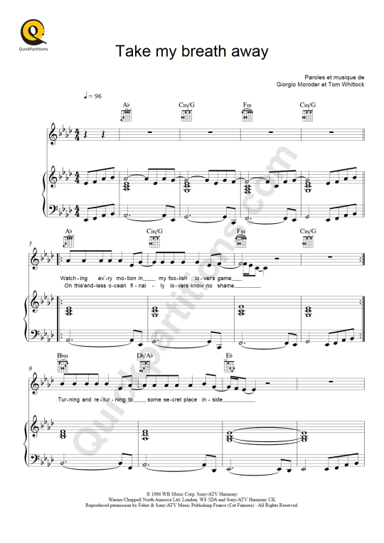 Top Gun Sheet Music to download and print