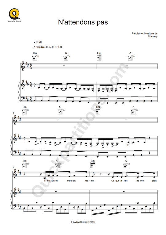 Vianney N'attendons Pas Album / Vianney N 1 Avec N Attendons Pas