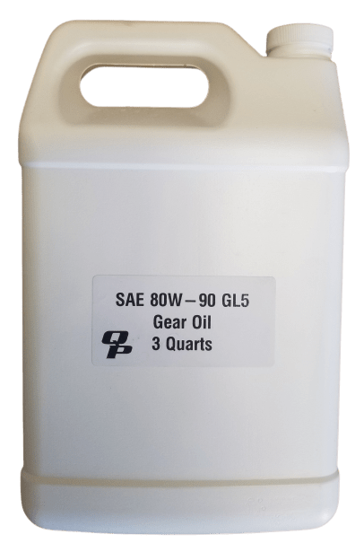 Gear Oil / 80W-90 GL5 / Non-Synthetic / 3 Quarts