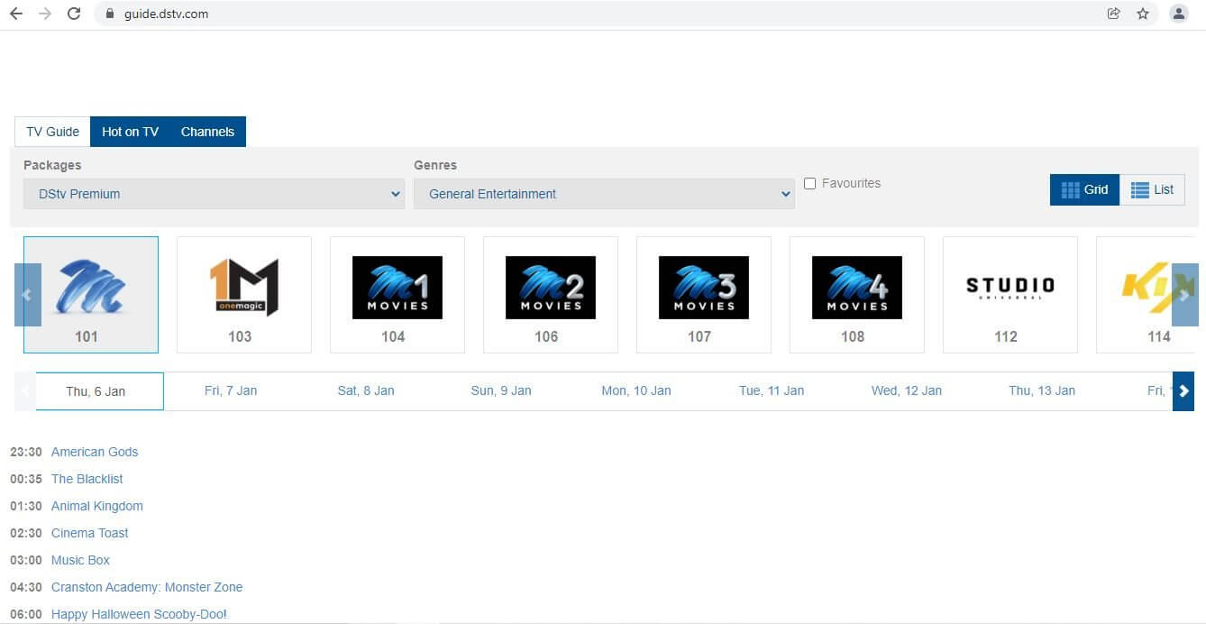 How to Use DStv Guide in South Africa