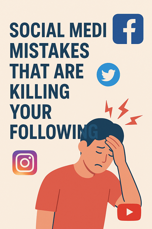 5 Common Social Media Mistakes That Are Killing Your Following