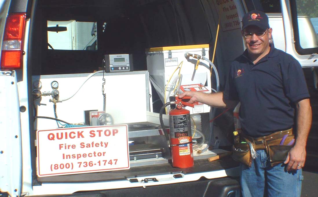 Quick Stop Fire Protection LLC Extinguisher inspection and maintenance