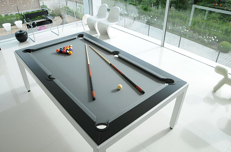 Dining and Pool Table Combination Fusion Tables Quiet Corner