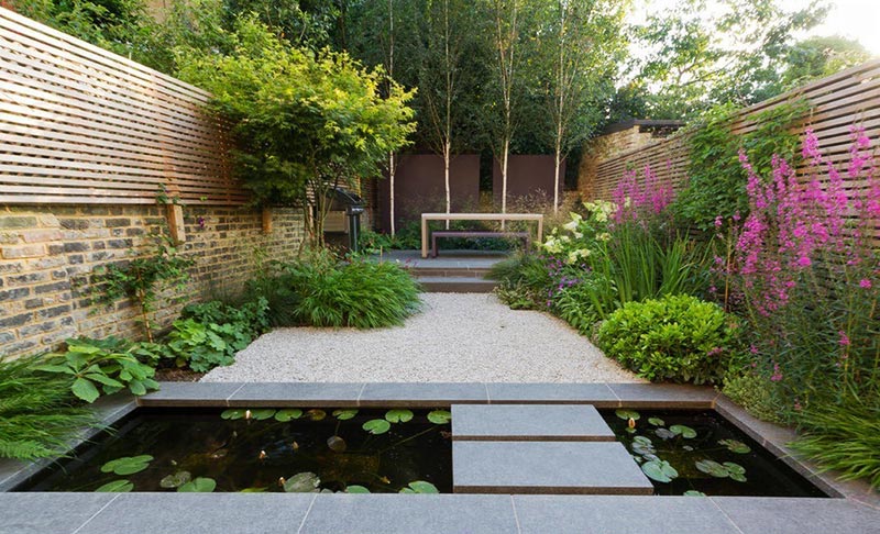 Quiet Corner:Sloping Garden Design Ideas - Quiet Corner