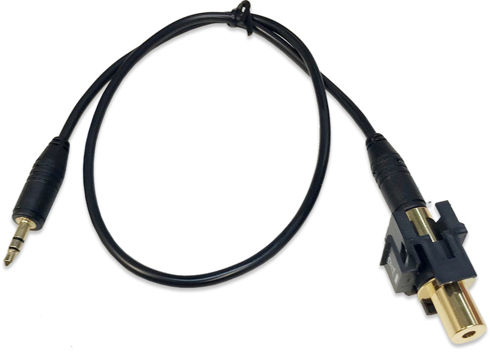 MiniJack Connector/Insert with detachable cable, 500mm Audio Cable