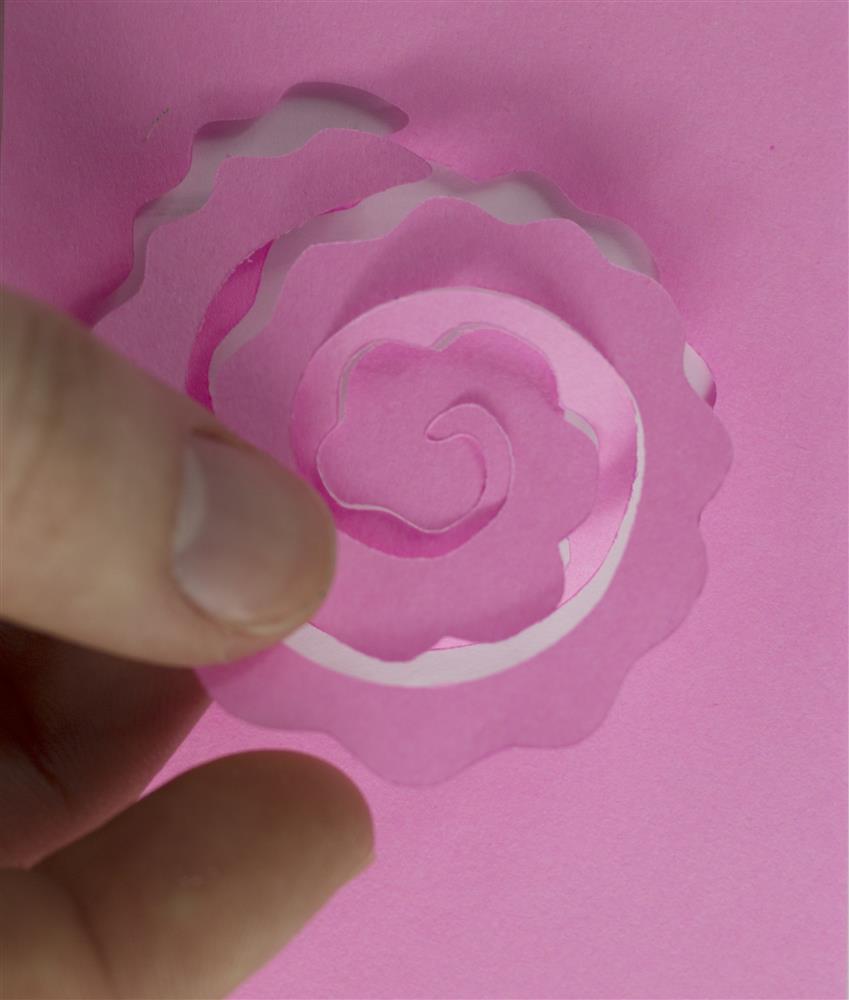 Quilled Die Cut Flowers