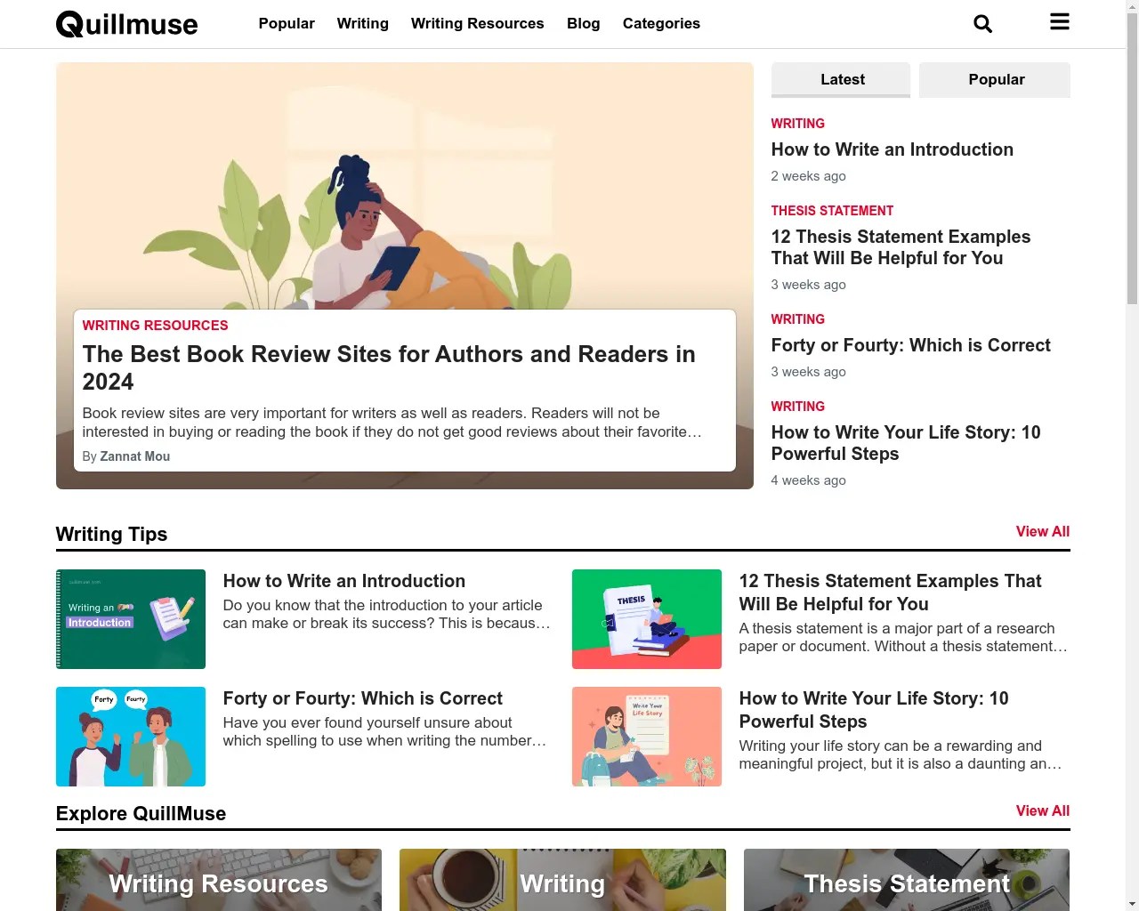 25+ Best Writing sites for Writers in 2024