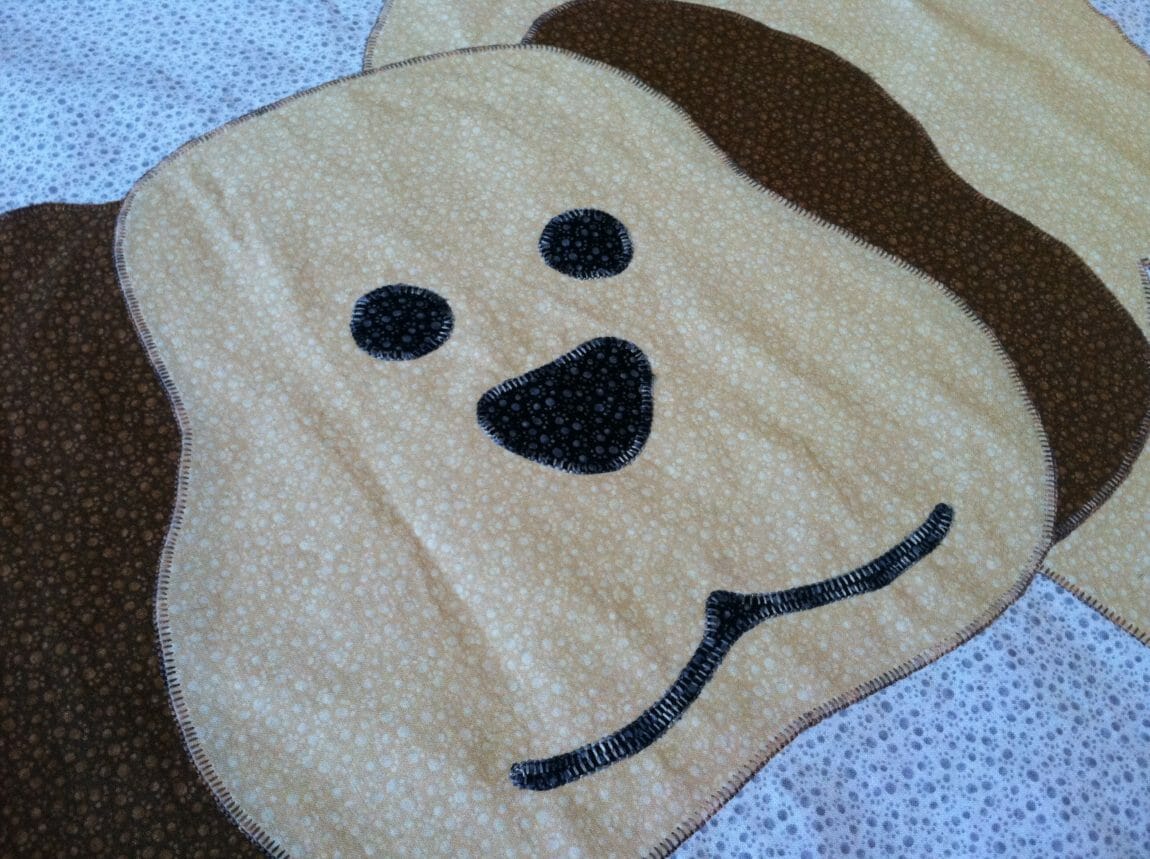 Puppy Love crib quilt sneak peak Quilt Addicts Anonymous