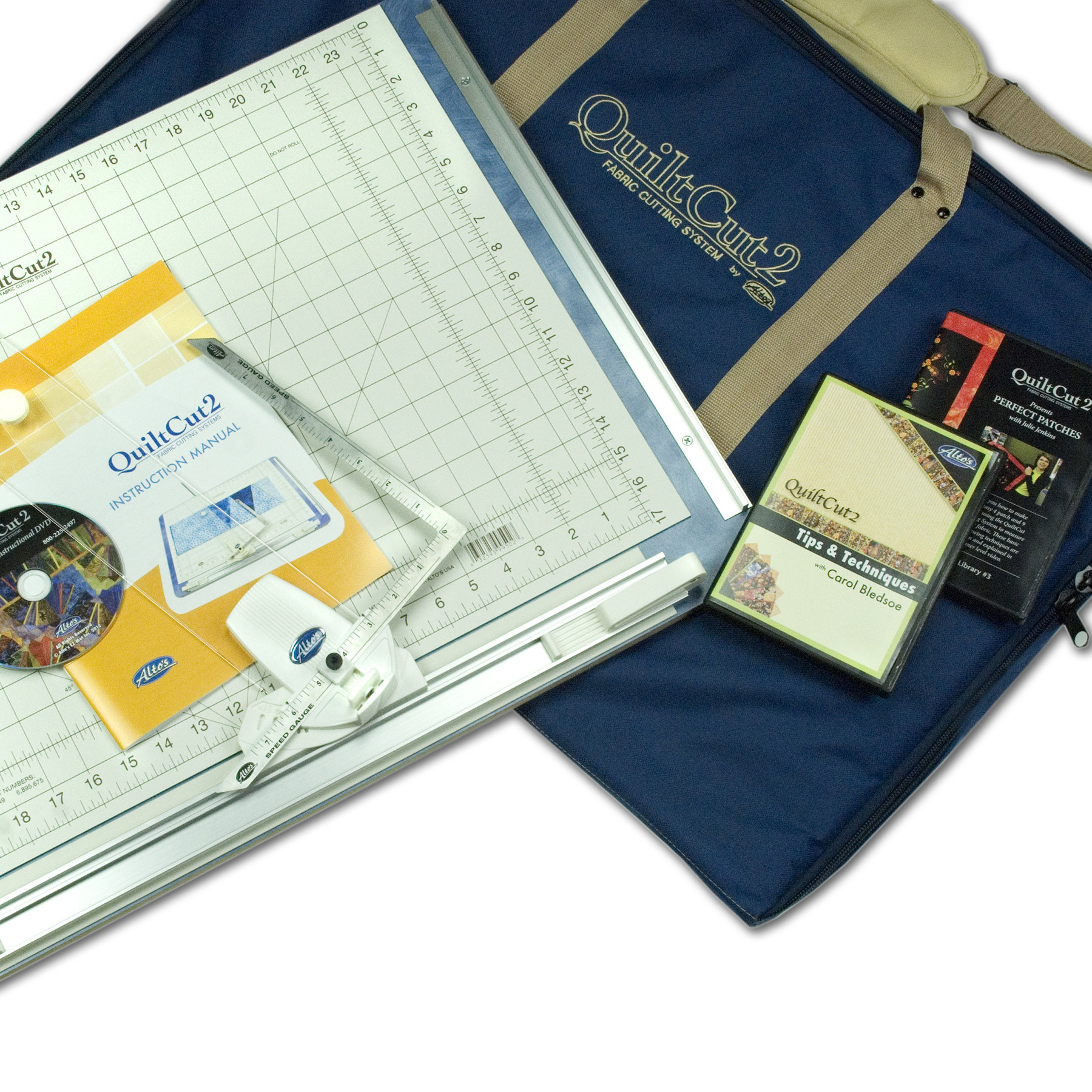 QuiltCut2 Deluxe Kit QuiltCut Fabric Cutting System