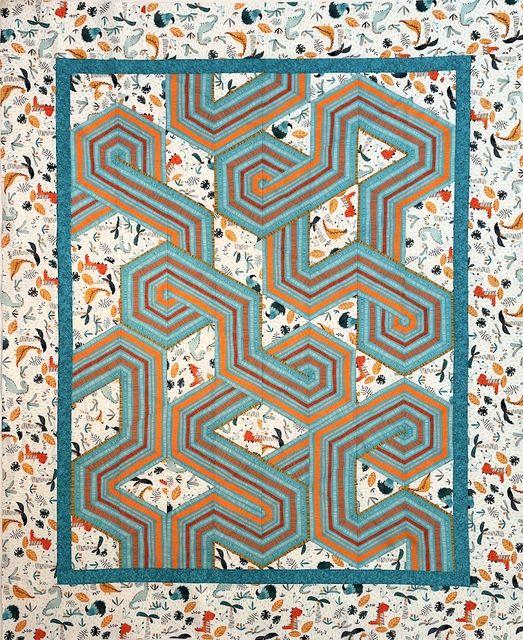 Making Tracks PATTERN ONLY by Karen Montgomery Quilt Trends